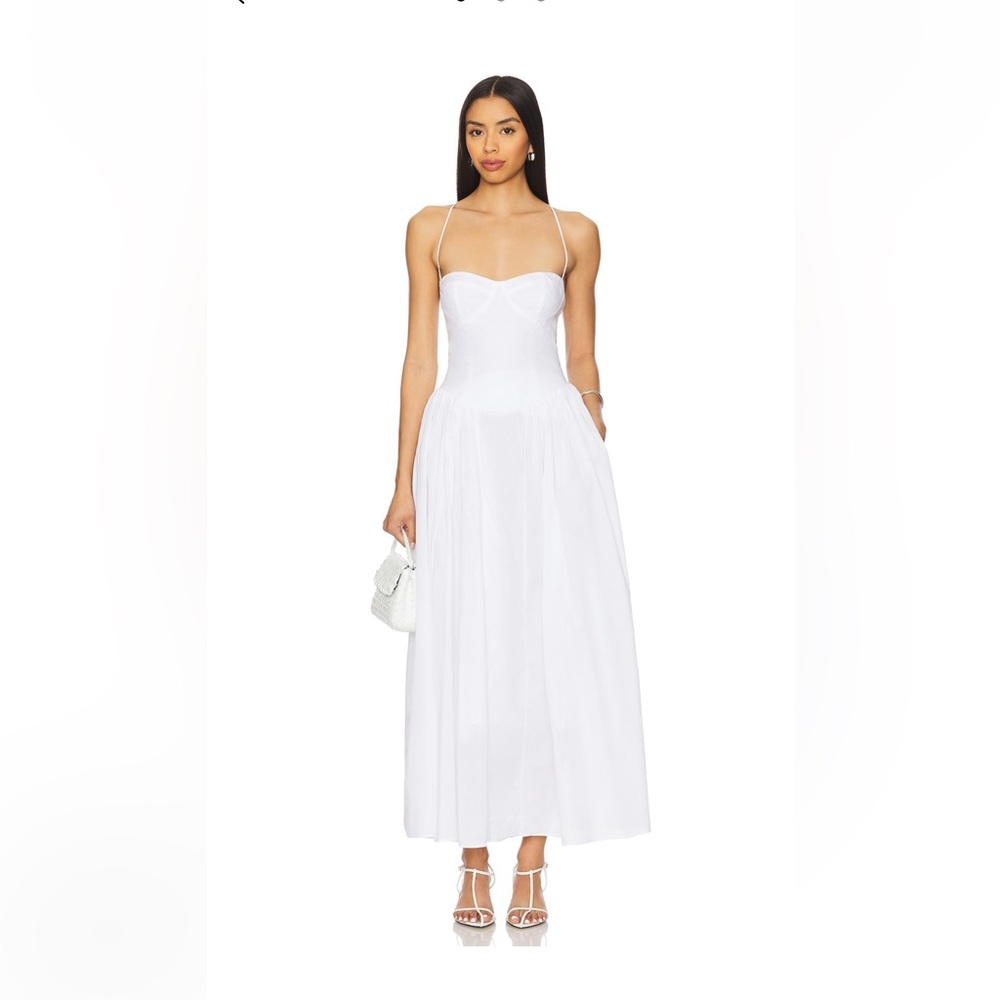 Bardot Estie Maxi Dress in White XS / 4